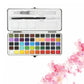 50 Colors Watercolour Paint Set with Brushes for Artists and Hobbyists