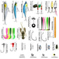 138Pcs Fishing Lure and Tackle Kit with Box