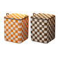 2Pcs Non-Woven Fabric Quilt Storage Bag Toy Storage and Sorting Bag-Orange and Brown Bear