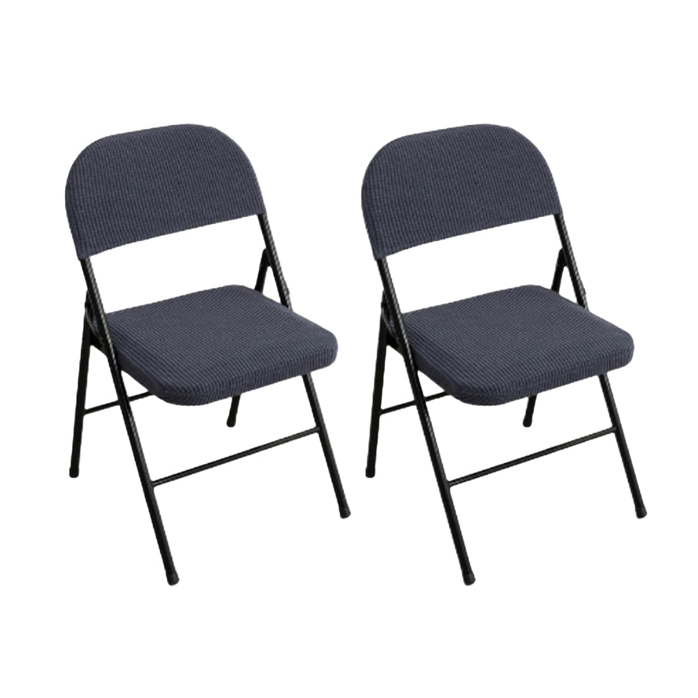 2Pcs Folding Chair Two Pieces Split Cover Anti-dust Chari Cover