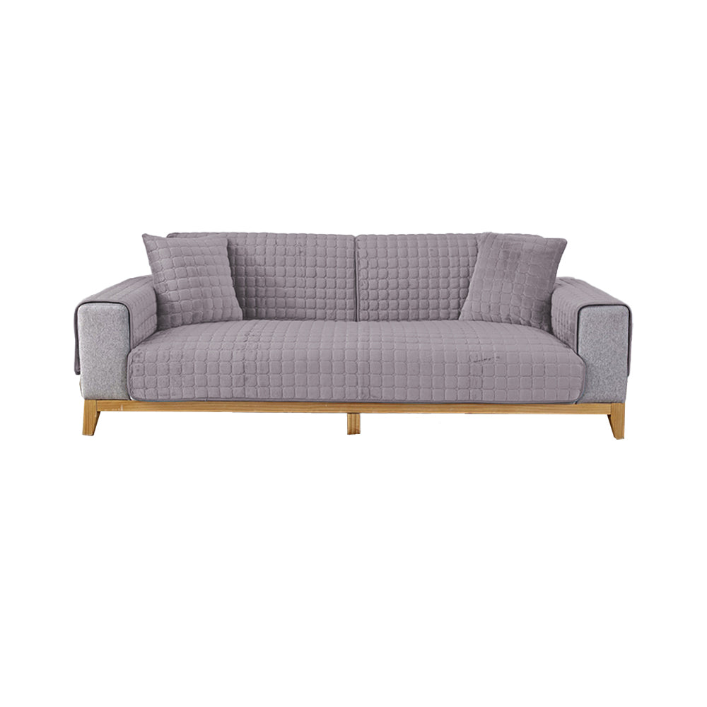 Flannel Non-Slip Thickened Sofa Cushion Cover-210X70CM