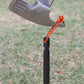 8Pcs Aluminum Alloy Tent Stakes Outdoor Camping Trip Tent Peg with Rope