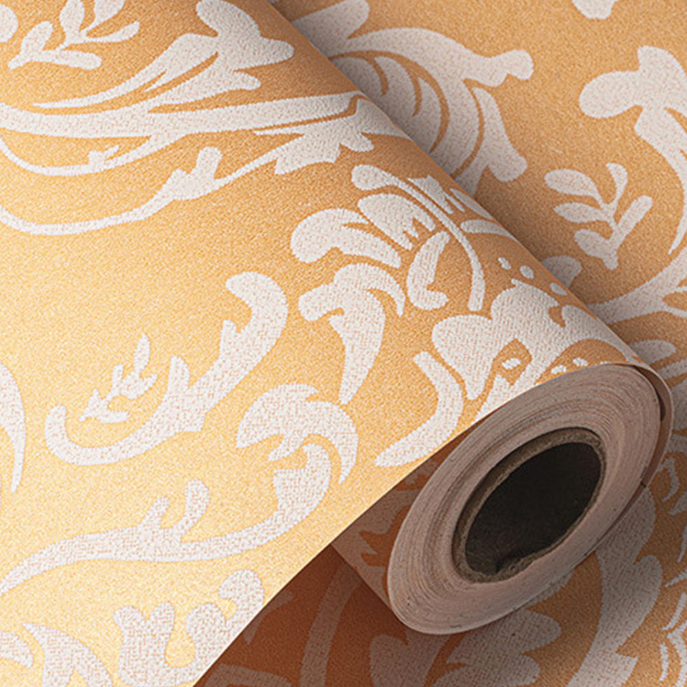 Embossed Floral Wallpaper Non-Woven 3D Wall Paper for Home Decoration