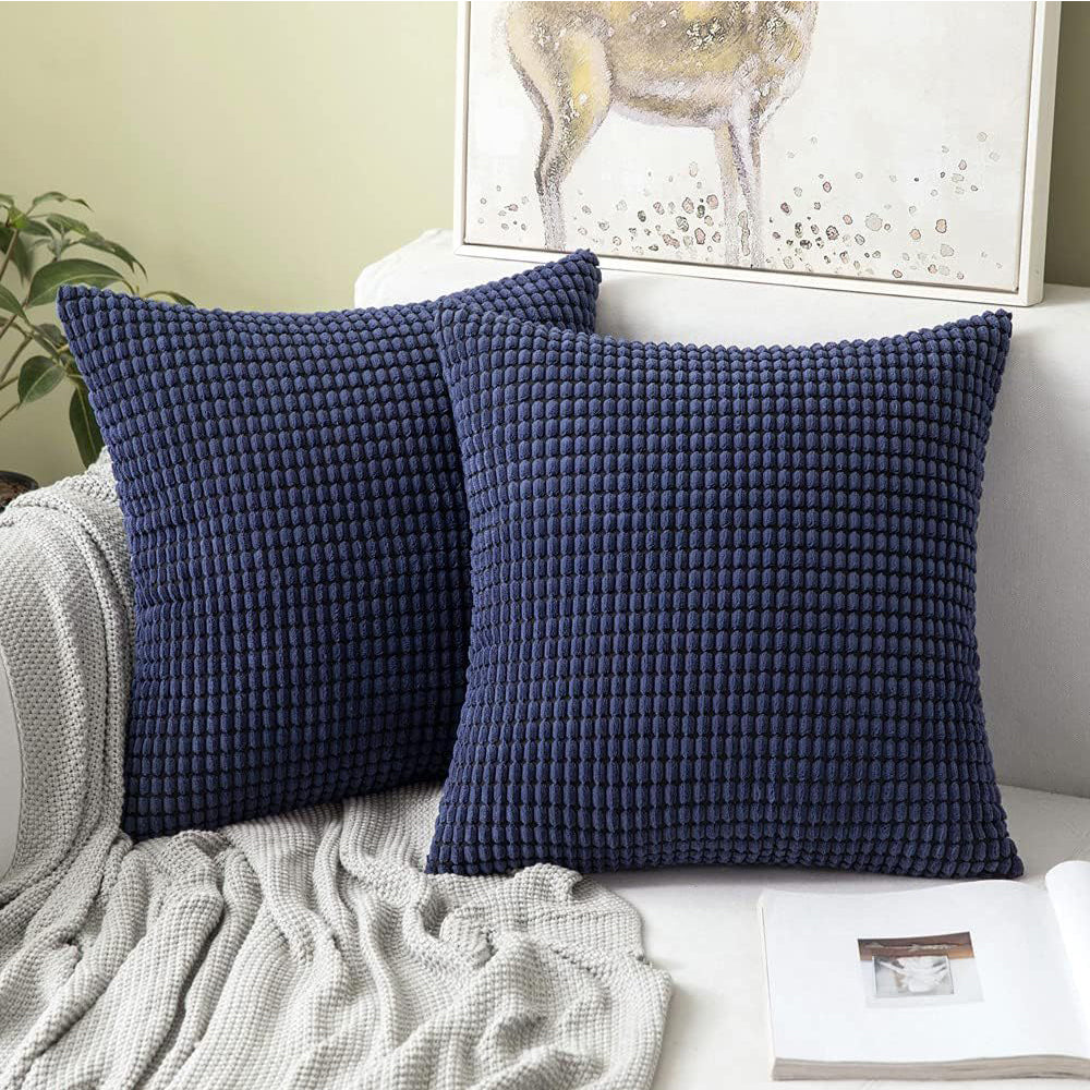 2Pcs Corduroy Lounge Cushion Cover