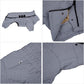Dog Coat 4 Legs Covered Windproof Waterproof Dog Winter Jacket-Grey