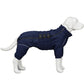 Dog Coat 4 Legs Covered Windproof Waterproof Dog Winter Jacket-Blue