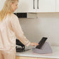 Multi-Angle Tablet Holder Compatible with iPads Lazy Holder Stand for Bed and Desk with 2 Pockets
