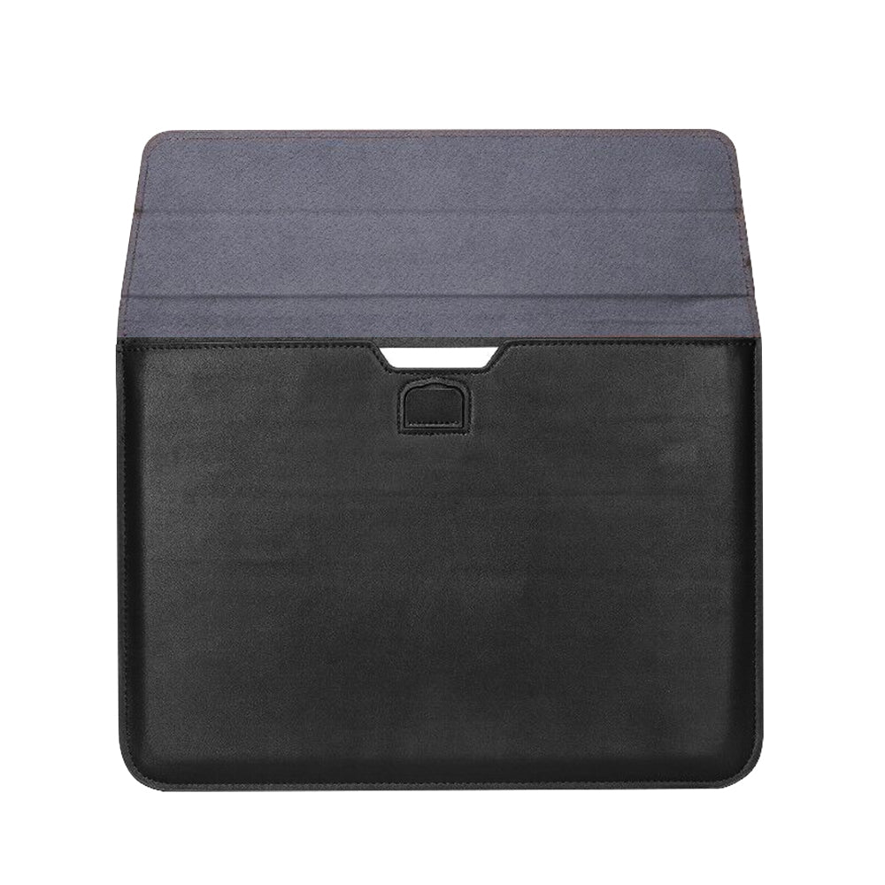 2Pcs PU Leather Sleeve Case Laptop Bag with Stand for Macbook 11 13 15 inches