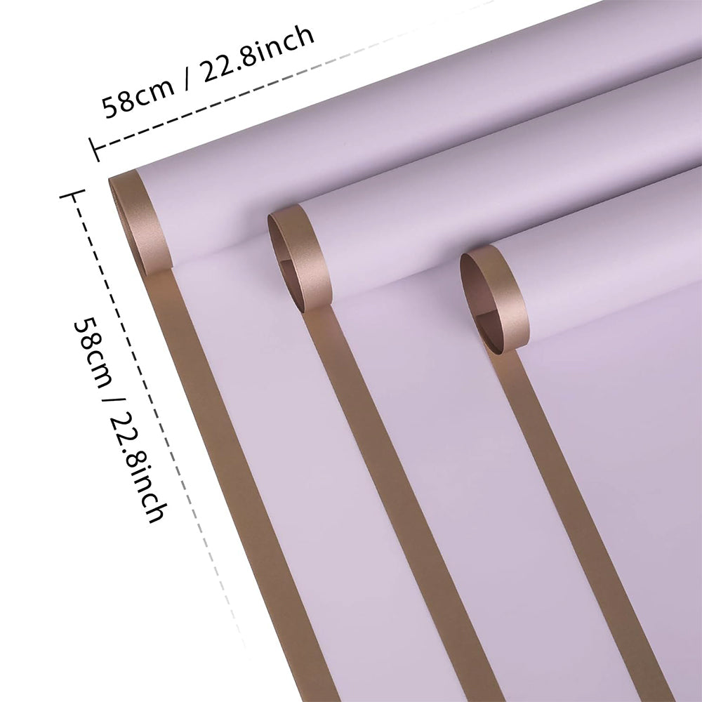 20Pcs Water-resistant Flower Wrapping Paper
