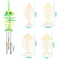 3D Rotating Fish Wind Chime Kit for Kids Make Your Own Wind Chime Wooden Arts