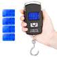 Portable LCD Digital Fishing Scale With Handle Hanging Weighing Scale Fishing Gear