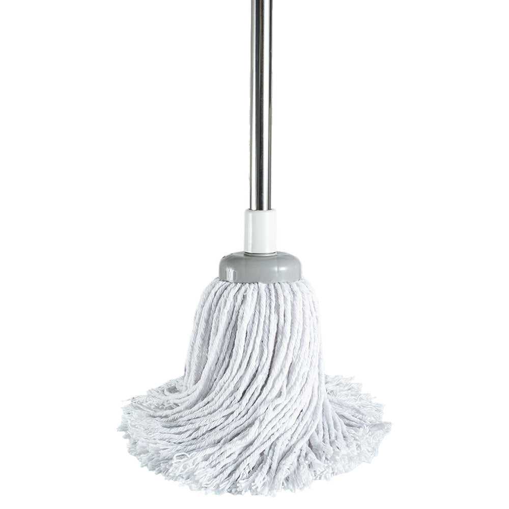 Cotton Mop with Stainless Steel Handle and Refill Head for Floor Cleaning