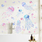 Jellyfish Wall Stickers Ocean Underwater Wall Decal