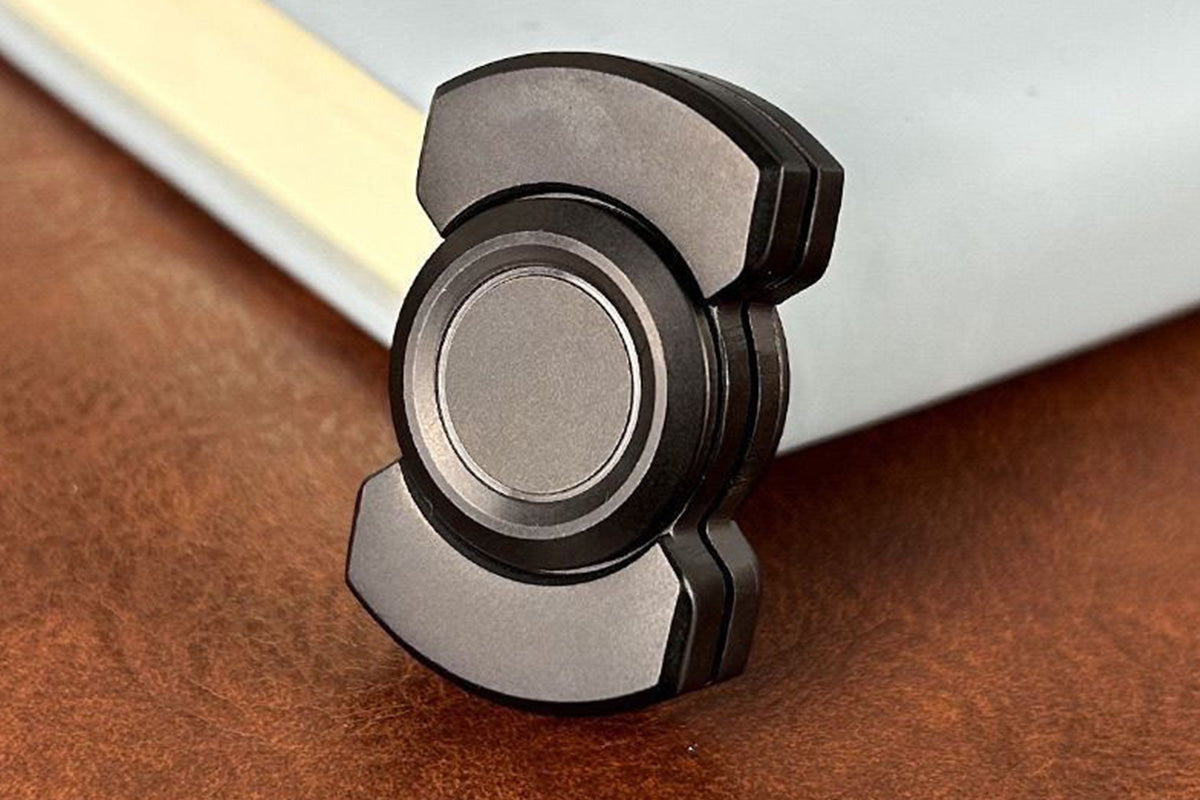 3-in-1 Fidget Spinner Slider and Clicker Stress Relief Toy for Kids and Adults