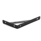 2Pcs Mild Steel Shelf Bracket Reinforced Heavy Duty Floating Shelves-Black