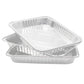10Pcs Disposable Aluminum Foil Pans With Lids Steam Table Bakeware