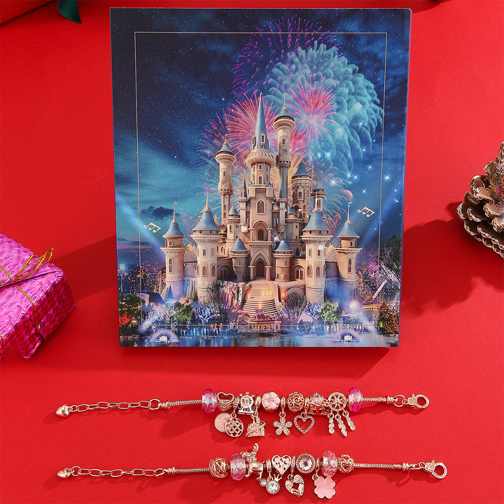 Advent Calendar Charm Bracelets 2025 for Girls 24 Days Xmas Countdown Calendar
