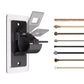 Curtain Rod Brackets Self Adhesive No Drill Transparent Invisible Holders for Curtains Towels