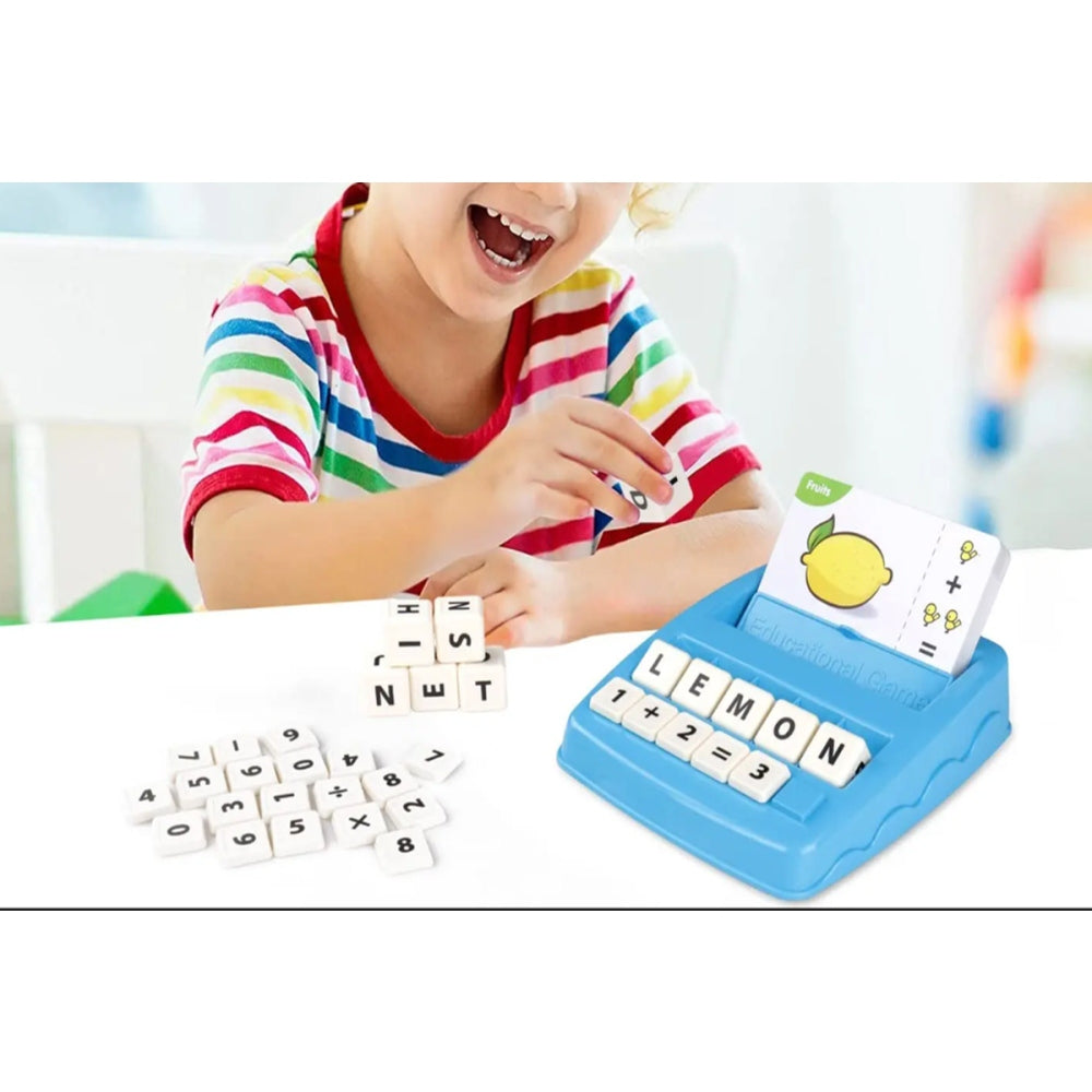 2-in-1 Matching Letter Spelling Number Cognition Educational Toy