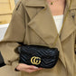 Quilted Gucci Inspired Gold Chain Shoulder Bag for Women