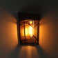 2Pcs Solar Fence Light Water-resistant Outdoor Wall Lamp