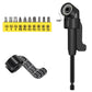 17-Piece Drill Bit Extension Set with 105 degree Right Angle Attachments Flexible Shaft Kit for Tight Spaces