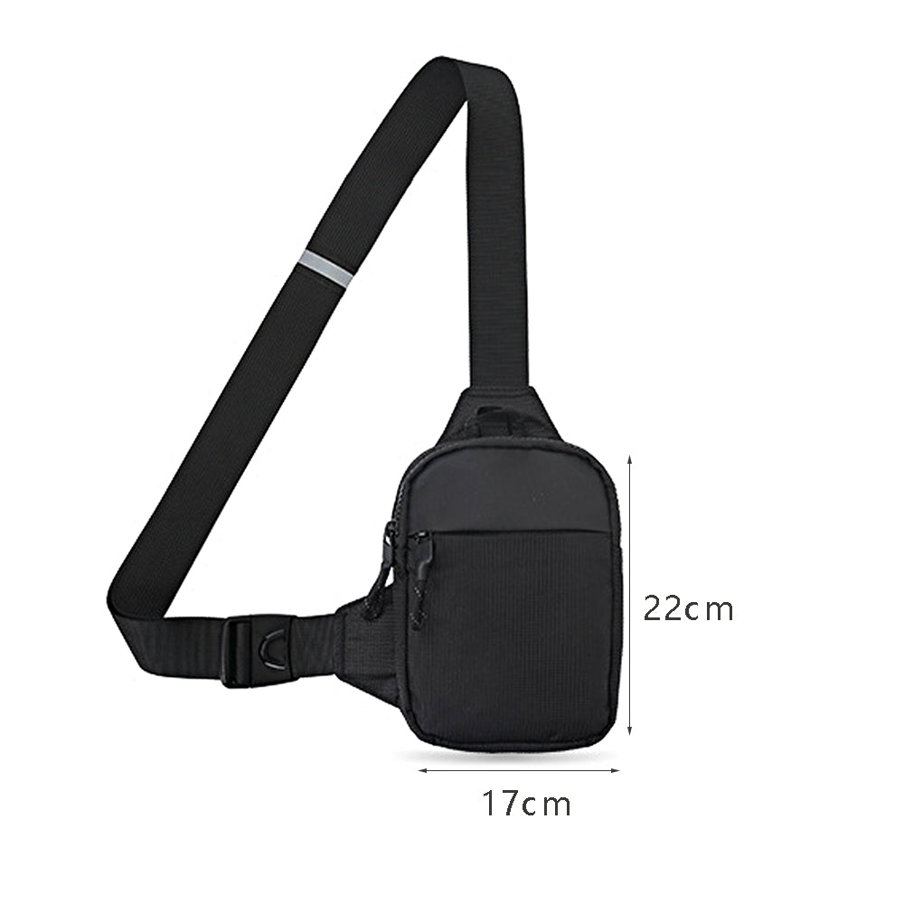 Travel Sling Bag Crossbody Bag Water-resistant Chest Bag for Men