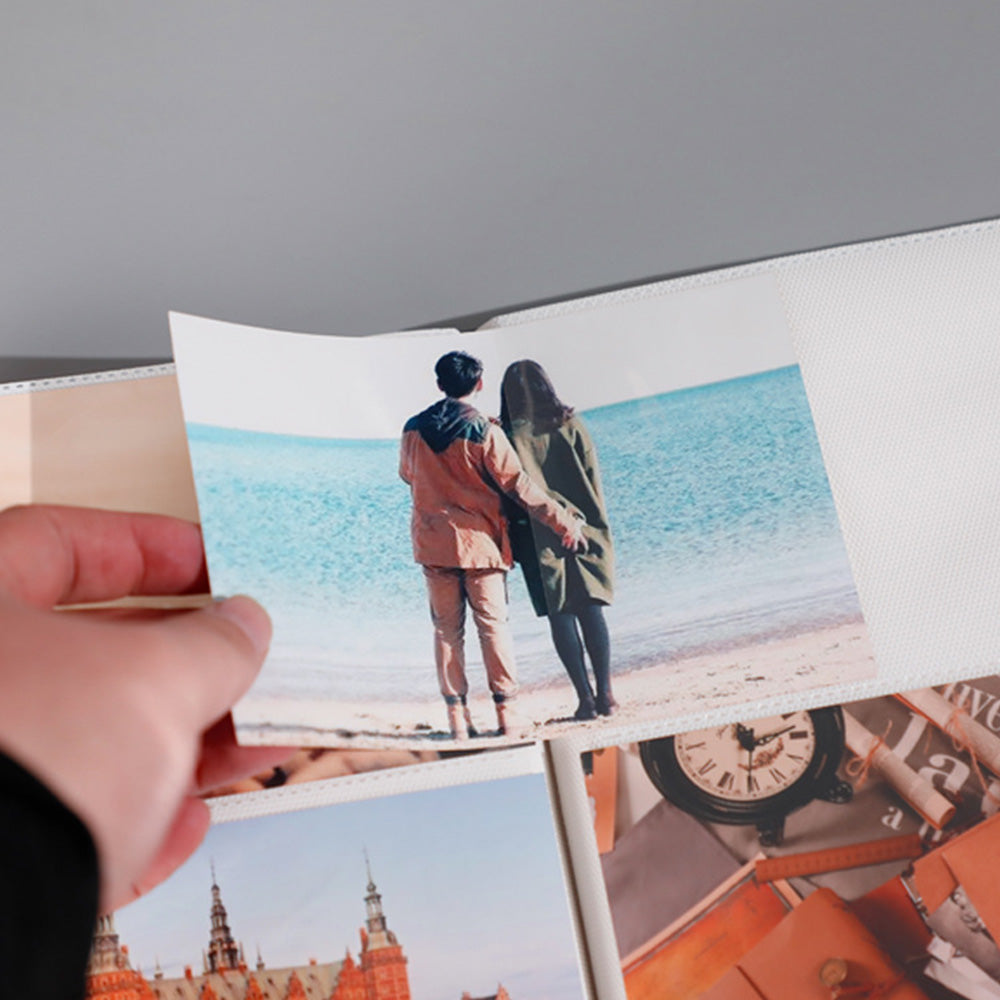 200 Pockets Photo Album 4x6 Picture Book with PP Sleeves for Wedding Gift