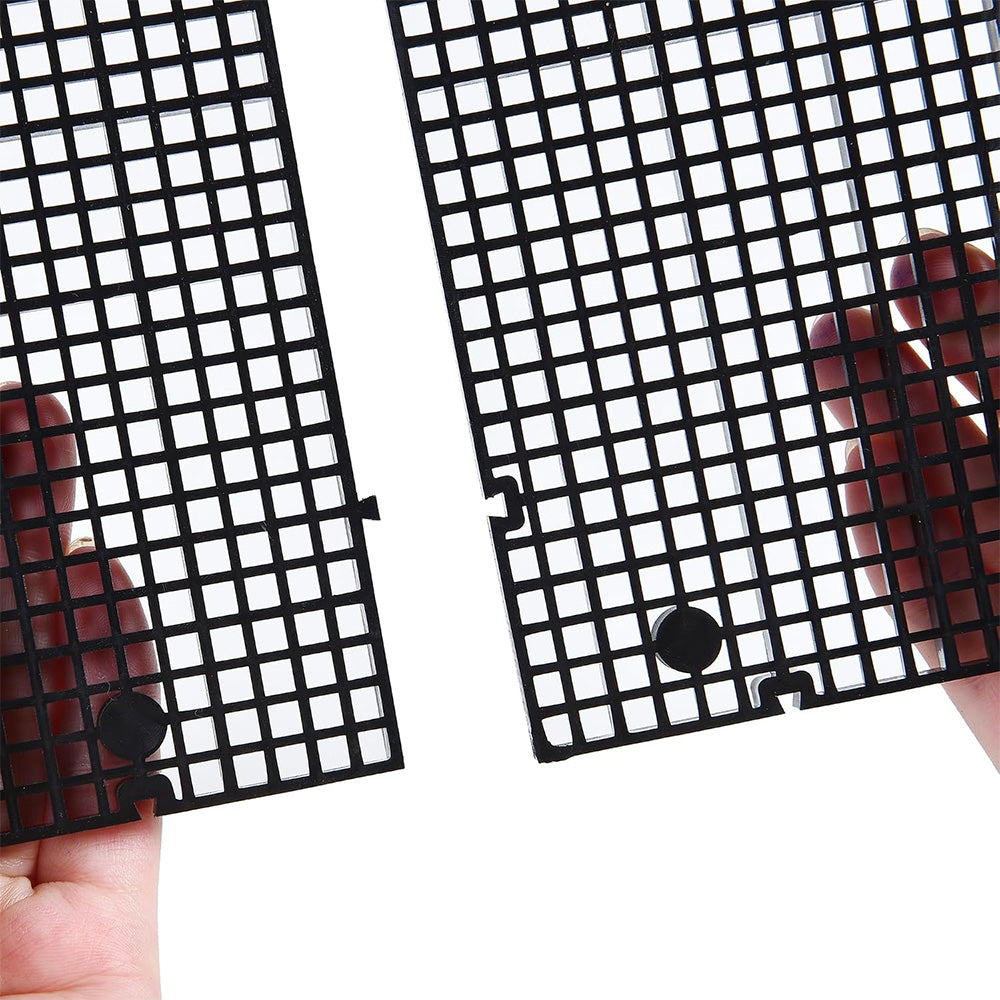 8 Piece Plastic Aquarium Grid Divider Set for Fish Tanks and Breeding