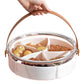 Divided Serving Tray with Lid and Handle Snack Platter Organizer