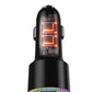 3 In 1 Car Charger With Retractable Coiled Cable USB And Type-C Fast Charging