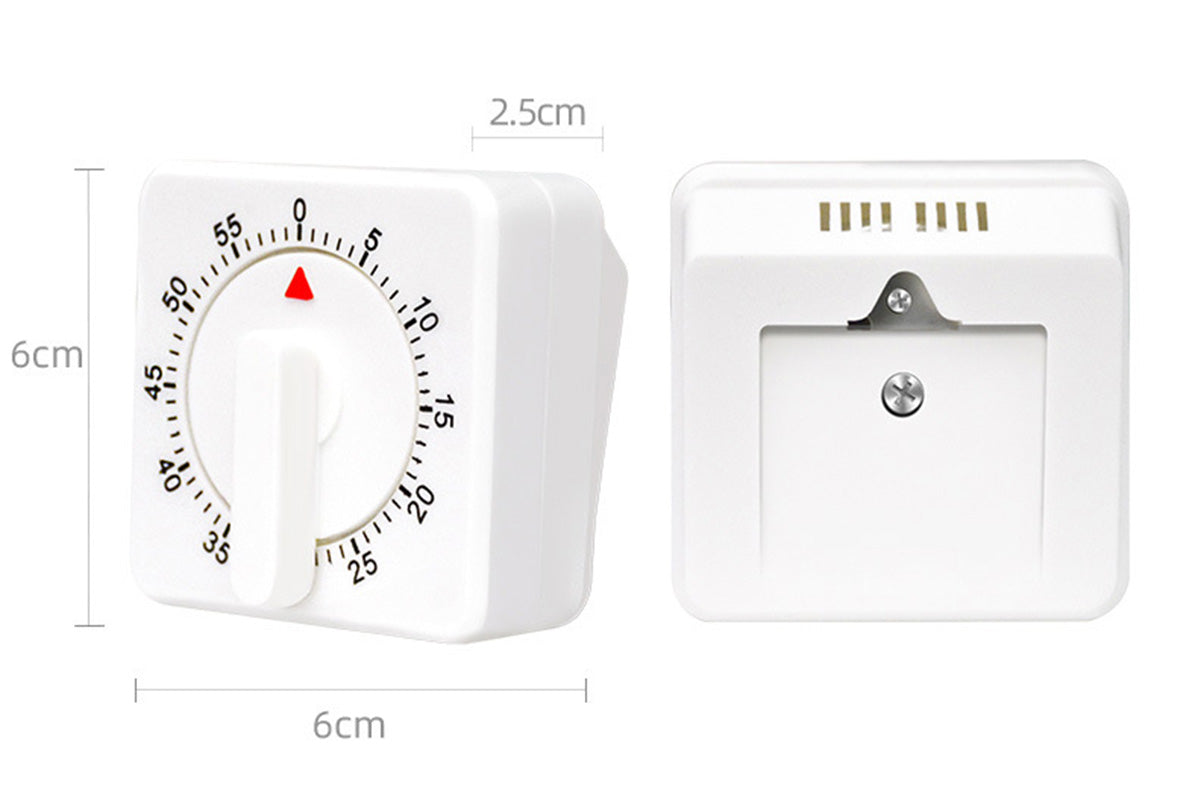Mechanical Kitchen Timer Battery-Free Countdown Timer for Cooking Studying