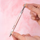 2pcs Glue-out Rhinestone Painting Pen Rhinestone Drill Pen with Visual Window and 6pcs Glue Sticks
