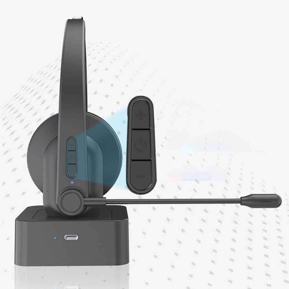 Bluetooth Headset with Microphone Wireless Business Headphones Mic