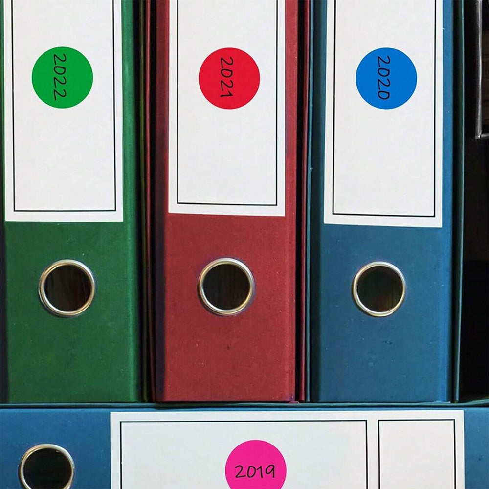 4000PCS Colored Dot Stickers Round Color Coding Labels For Office Classroom 