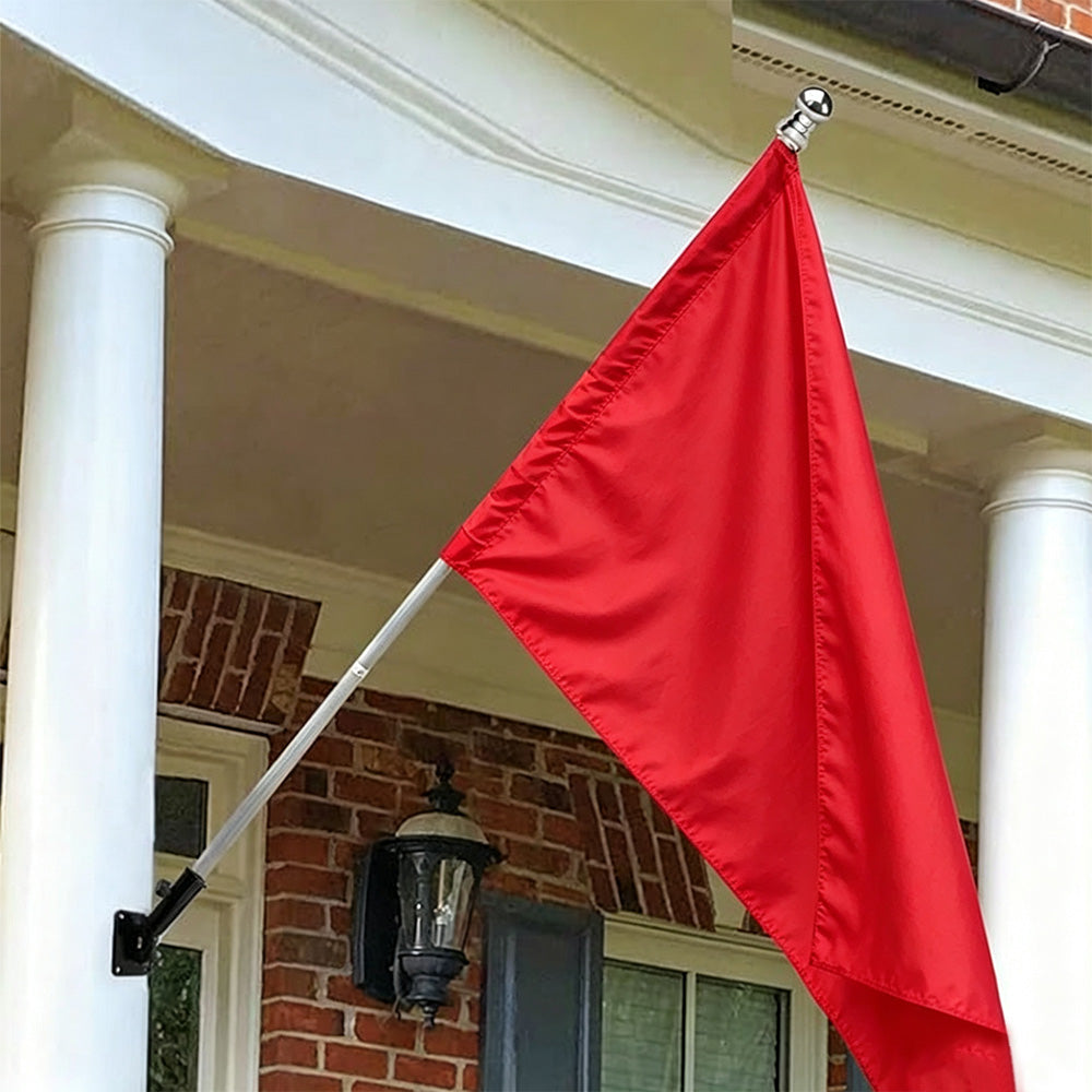 Adjustable Wall Mount Flag Pole Bracket for Flags Garden Lights and Posts