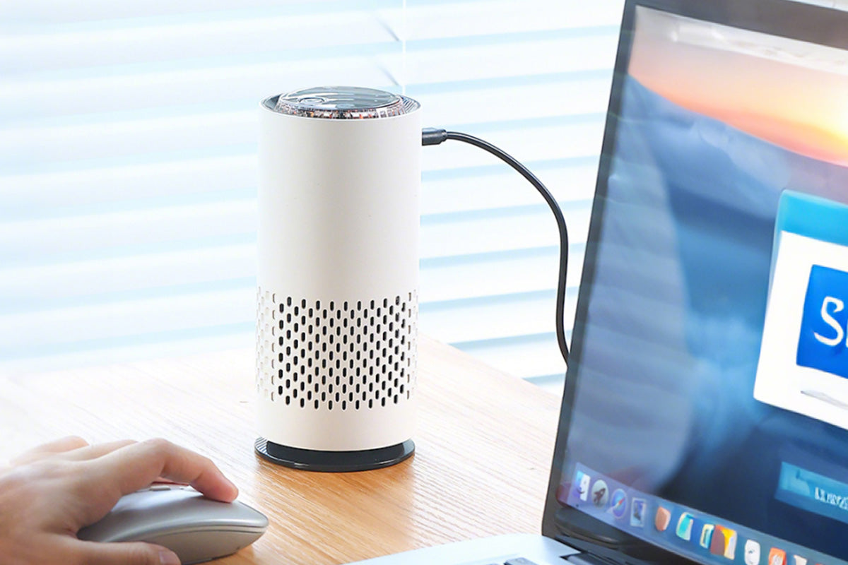 USB Freshener Air Purifiers With Colorful Lights For Car Pet Bedroom Office