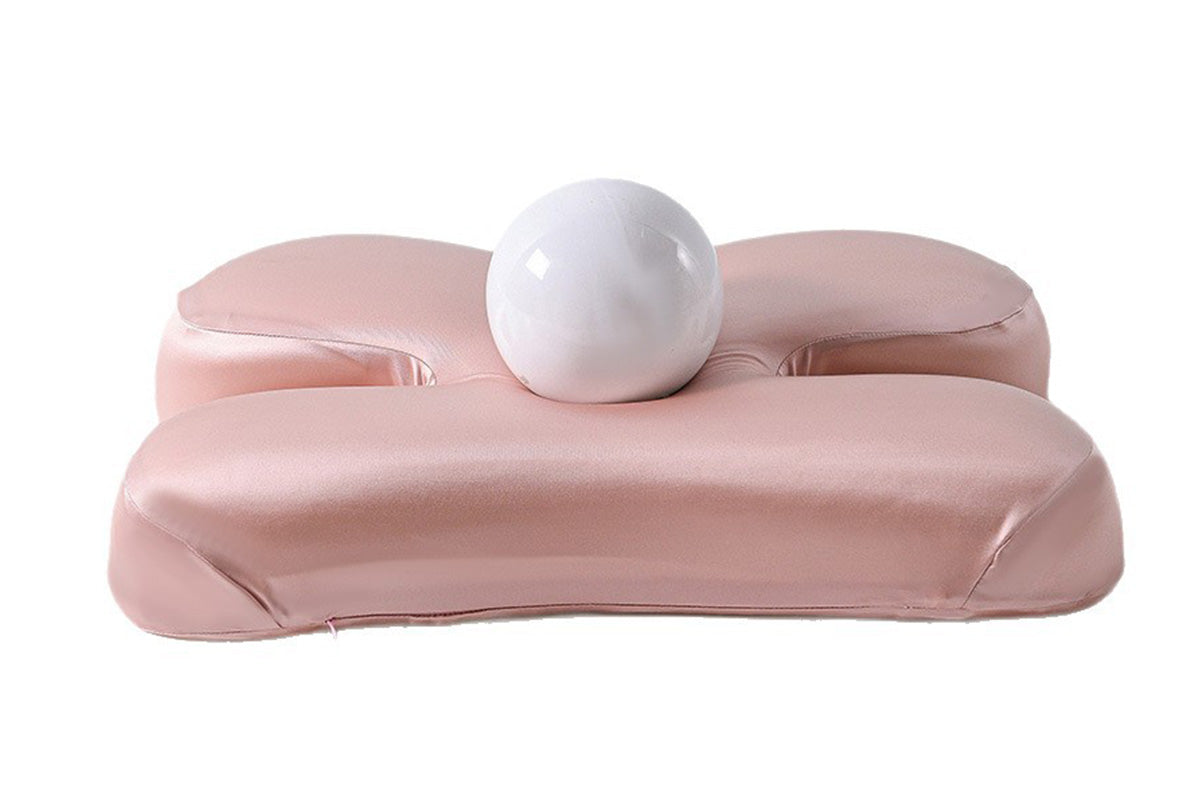 H-Shape Anti-Wrinkle Side Sleeper Pillow Satin Sleep Pillow
