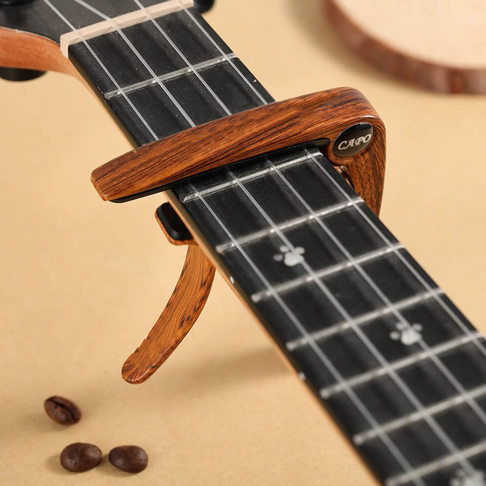 2Pcs Zinc Alloy Electric Guitar Tuner Folk Dual-use Guitar Clip Accessories