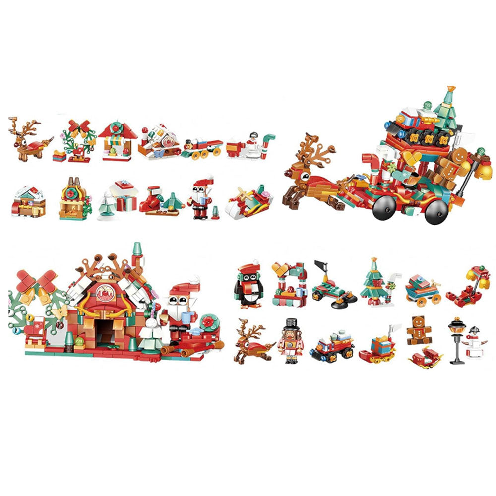Advent Calendar Christmas Building Block 24 Days Countdown Surprise Box