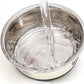 2L Stainless Steel Pet Feeding Bowl 25cm Non-Slip Dog Cat Food Water Bowl