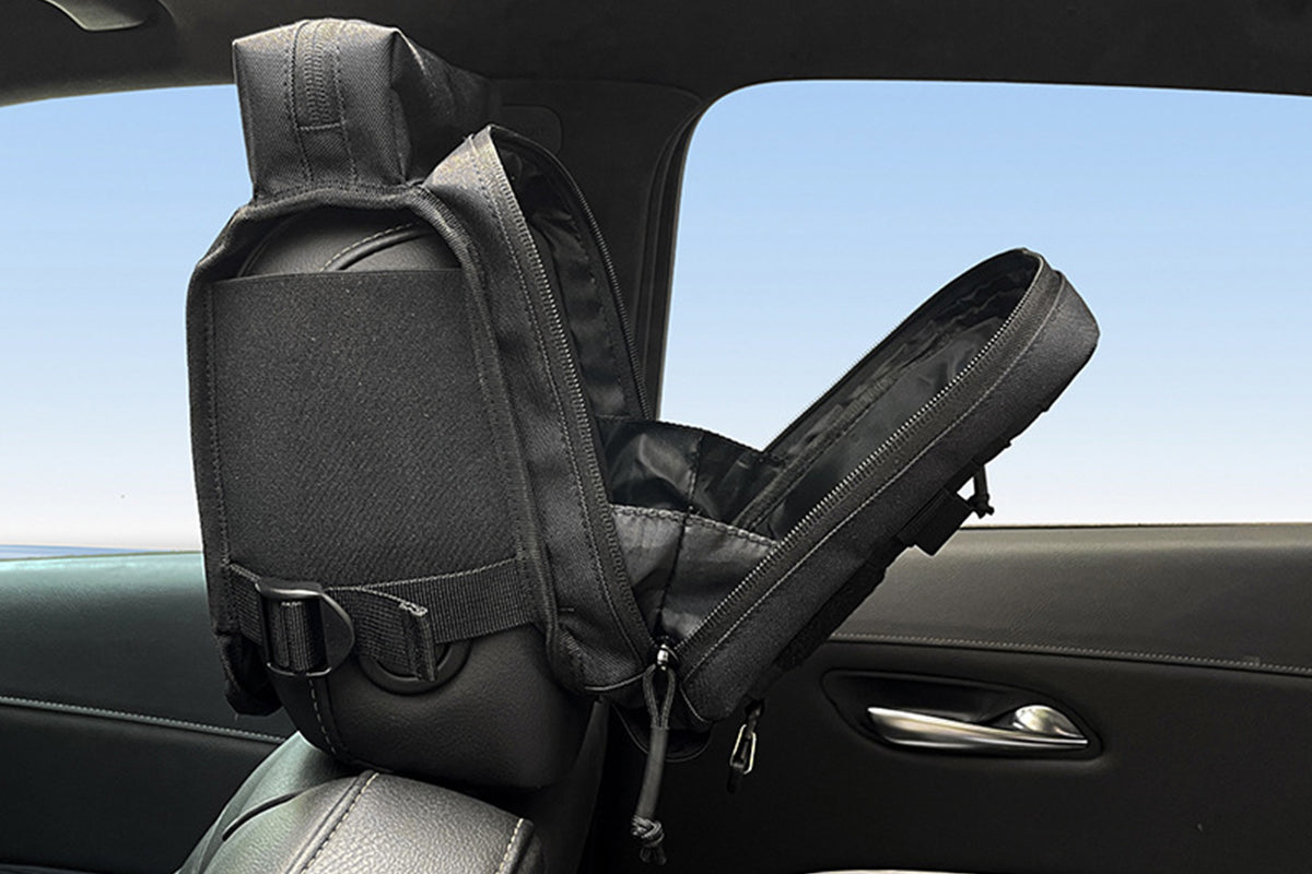 Car Headrest Storage Bag Multi-Pocket Car Seat Back Organizer Auto Storage Pouch