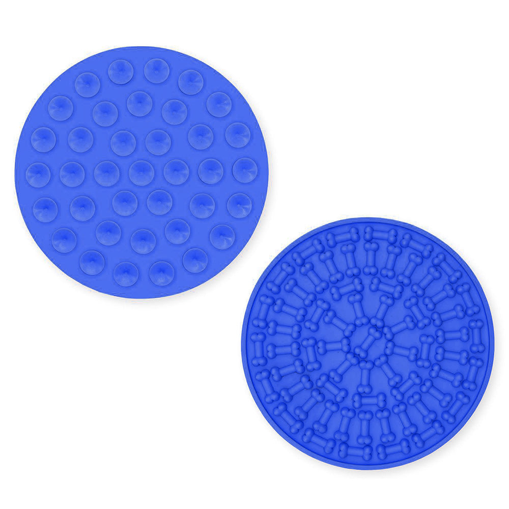 Dog Lick Pad Bath Washing Buddy Suction Grooming Pad Helper Slow Feeder Mat