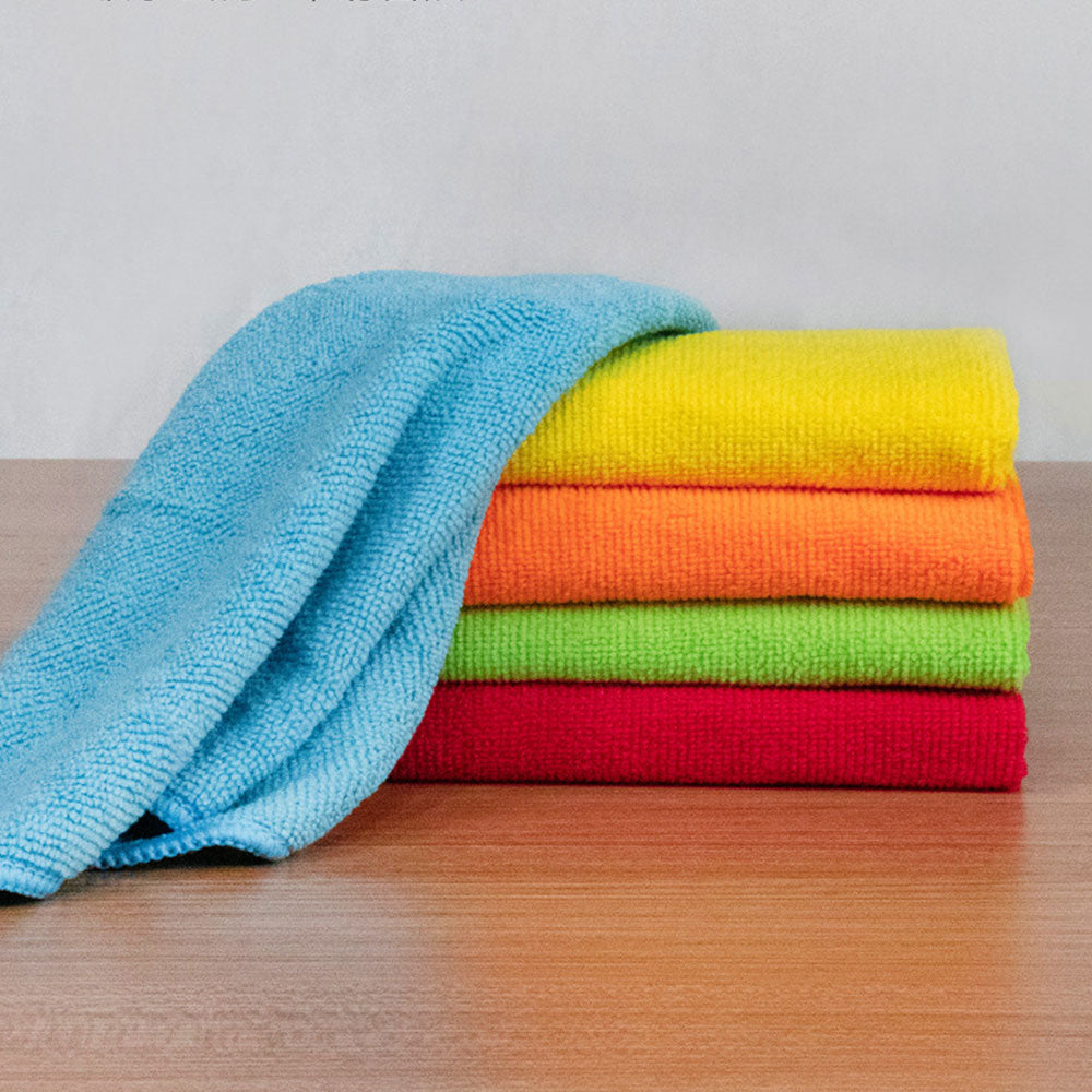 10Pcs 30x30CM Microfiber Cleaning Cloths Bulk Car Kitchen Glass Cleaning Towels