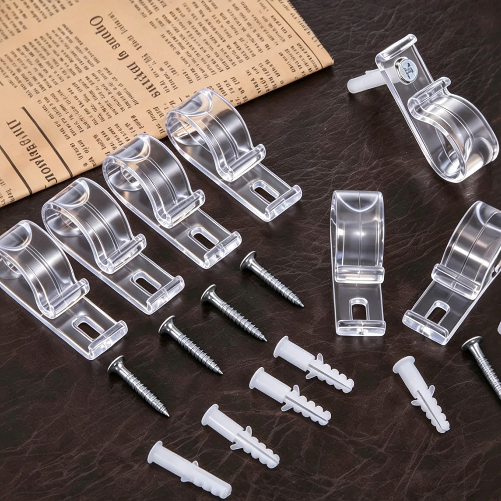 20 Pack Clear P Clips for Blind Chains and Shade Cords