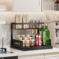 2-Tier Sliding Under Sink Cabinet Organizer Rack