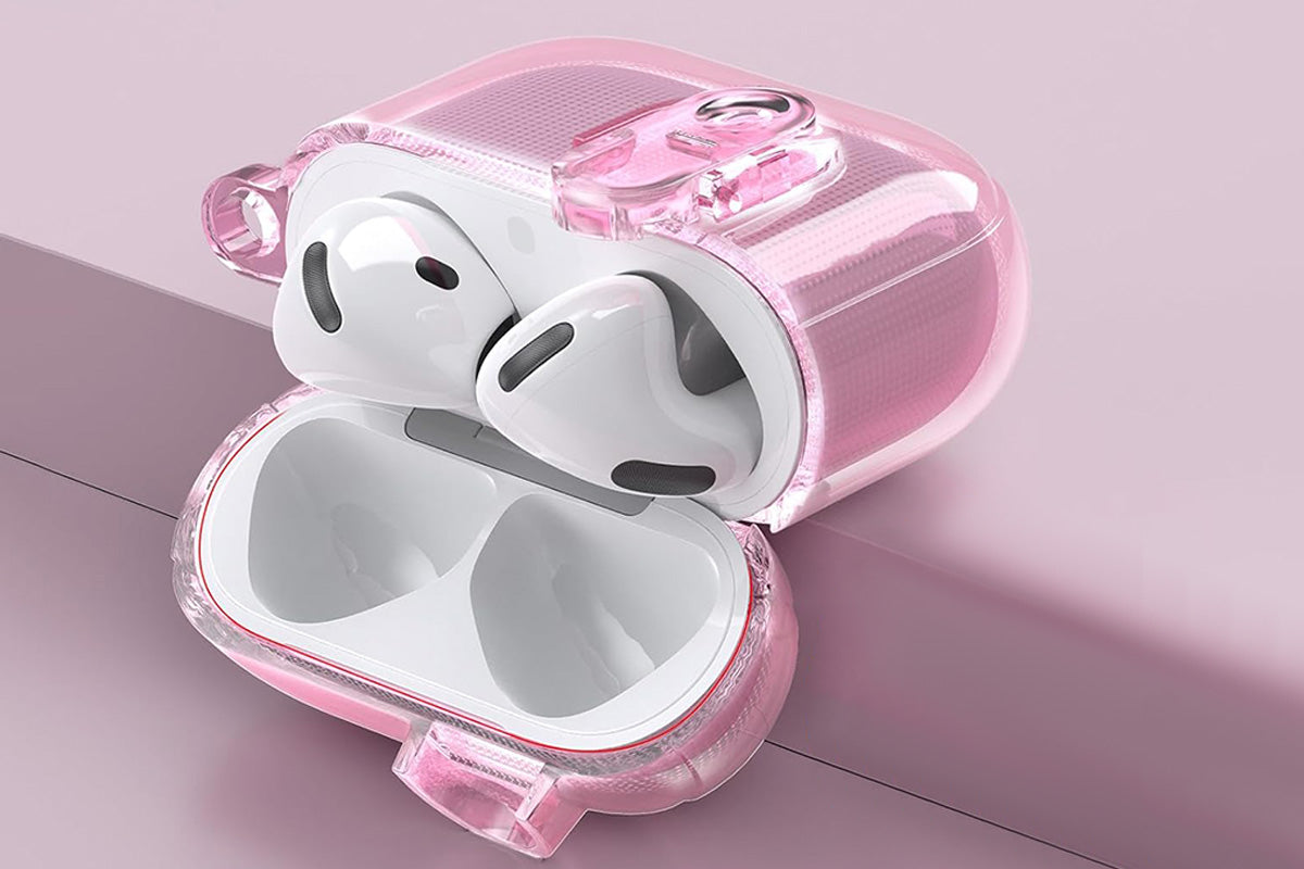 Earphones Case Compatible with Apple Airpods 4 Soft TPU Clear Earbuds Case