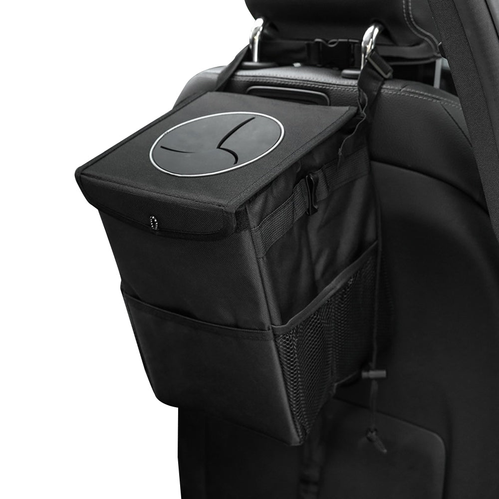 Leak Proof Car Trash Can with Lid