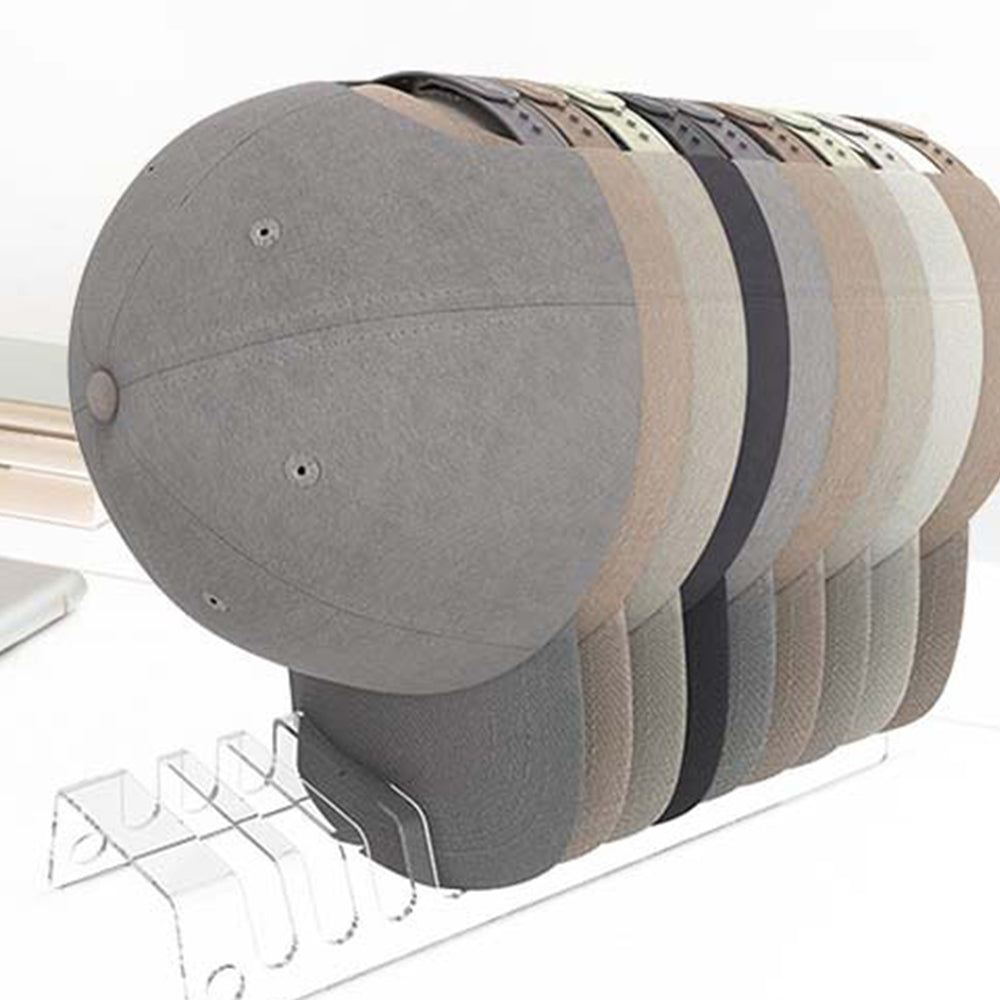 2Pcs Acrylic Baseball Cap Storage Rack