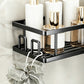 2 Piece Carbon Steel Adhesive Corner Shower Caddy Set for Bathroom